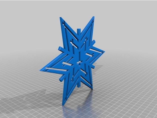 estrela 3d impressão legal personalizado kickstarter imprimir refrigerador starcraft stargate estrelas nave startrek star trek wars coisa thing-o-matic 3D print model - Mito3D