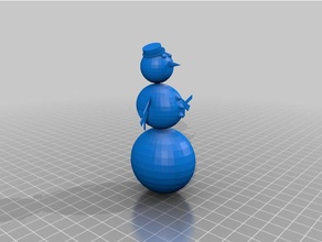 alexies snowman 3d printing 3d print model - Mito3D