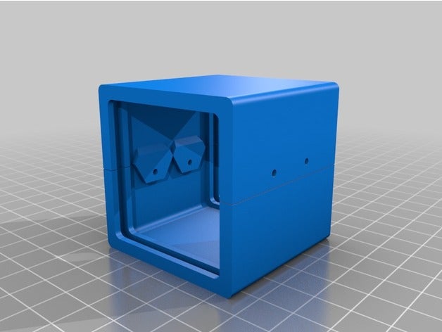 5x5 boîte de wo panneaux l'électronique personnalisé 3D print model - Mito3D