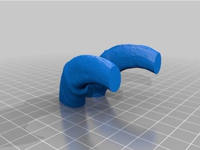 cabra demonio de cuernos varias partes 3d la impresión halloween 3d print model - Mito3D