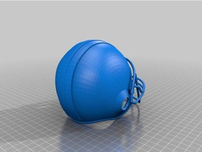 copia casco da football 3d stampa 3d print model - Mito3D