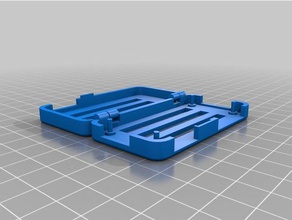 pi zero caso ventilato a cerniera l'elettronica raspberry 3d print model - Mito3D