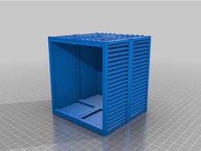 2x2 recipiente de pilha 3d impressão 3d print model - Mito3D