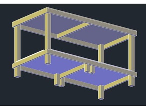 work bench diy 3d print model - Mito3D