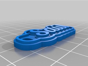 sa&uacutel llaveros personalizado 3d print model - Mito3D