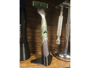 universal de afeitar pie cuarto baño bic dorco gillette harry mach3 pahl maquinilla titular schick 3d print model - Mito3D