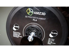 amz3d pla bobine de hub l'imprimante accessoires 8mm l'adaptateur centre support 3d print model - Mito3D