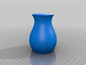 bezier vase 60x100 containers customized 3d print model - Mito3D