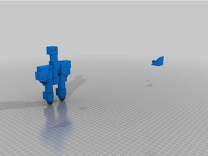 cópia do robô 3d impressão 3d print model - Mito3D