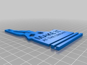 machen Bibliothek idaho Zeichen logos Bücher Bildung lynx makeitatthelibrary makerspace Kartoffel Zustand Dampf Stamm Vereinigten Staaten usa 3d print model - Mito3D