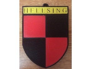 hellsing emblem keychain props alucard crest