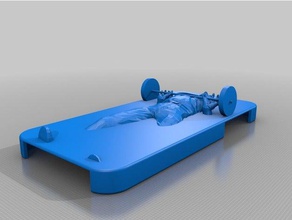 capa iphone 5 musculação móveis fisiculturista caso corpo humano do 3d print model - Mito3D