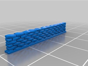 meine angepasste Stein Wand Requisiten 3d print model - Mito3D