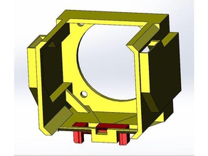 dogberts Schrittmotor-extruder-Kühler plus filament-tube-Kühler 3d Drucker Zubehör 3d print model - Mito3D