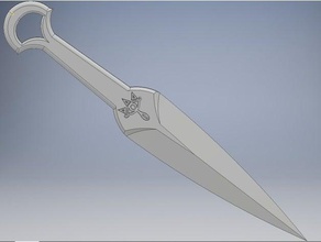 shieks kunai adereços hyrule guerreiros faca facas lenda a de zelda 3d print model - Mito3D