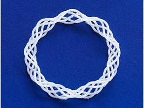 braided ring math art bemfarmer moi moment inspiration petg prusa original i3 mk2 simplify3d 3d print model - Mito3D