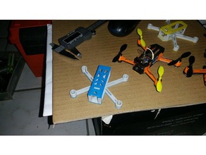 mikro çerçeve scisky fc 7 mm motorlar fx798t kamera uzaylı rc araç İHA quadcopter minik haykırış 3d print model - Mito3D