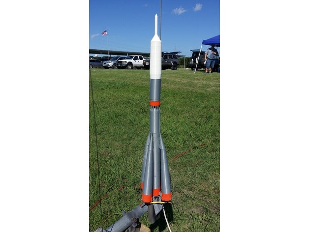 vostok r-7 icbm soyuz model rocket vehicles 3D print model - Mito3D