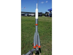 vostok r-7 icbm soyuz modelo de cohete los vehículos 3d print model - Mito3D