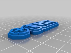 +1 hit token games customized 3d print model - Mito3D
