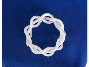 braided ring sturdier math art bemfarmer moi moment inspiration petg prusa original i3 mk2 simplify3d 3d print model - Mito3D