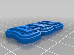 pinmarker 3 keychains customized 3d print model - Mito3D