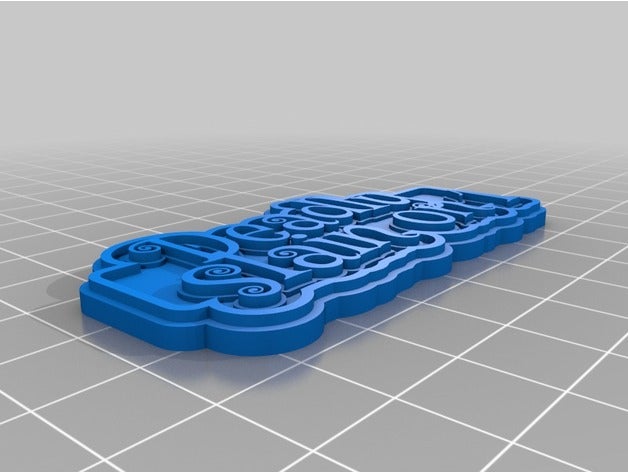 mortel aos terrain jeton de porte-clés personnalisé 3D print model - Mito3D