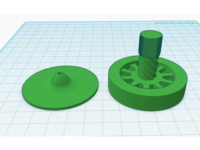 spinning top gadget 3d print model - Mito3D