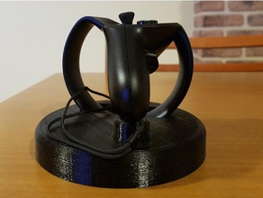 oculus touch stand coasters type organization rift 3d print model - Mito3D