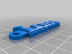 kevyn llavero llaveros personalizado 3d print model - Mito3D