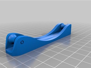 universal simple totalmente impreso soporte de bobina 3d la impresora accesorios filamento cola impresión spoolholder adaptador montaje carrete rodillos pie 3d print model - Mito3D