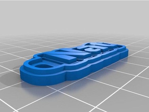 nat llavero llaveros personalizado 3d print model - Mito3D