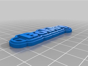 bobby portachiavi i personalizzato 3d print model - Mito3D