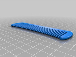 smooth basic hair comb household customized 3d print model - Mito3D