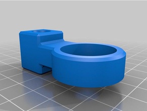 38 8mm central diameter bearing holder 3d printer parts rod ao-101 lulzbot zwobble banding 3d print model - Mito3D