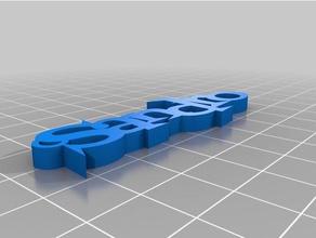sandro Schlüsselbund Schlüsselanhänger angepasst 3d print model - Mito3D