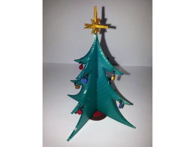 árbol de navidad complemento kit modelos tarjetas snapfit 3D print model - Mito3D