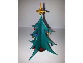 árbol de navidad complemento kit modelos tarjetas snapfit 3d print model - Mito3D