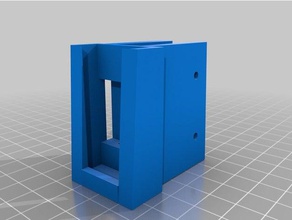 Doppel-magnet-mount Löcher 3d drucken 3d print model - Mito3D