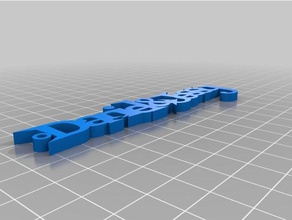 danieljessy keychains customized 3d print model - Mito3D