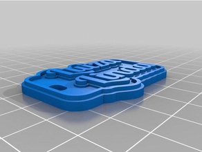 luiza linda llaveros personalizado 3d print model - Mito3D