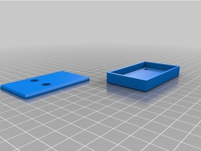 caja para controllo remoto garaje parti porta del garage 3d print model - Mito3D