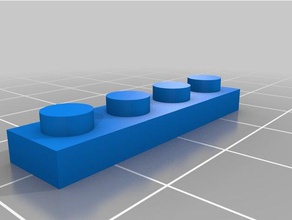 mi personalizados paramétrico de ladrillo lego juguete juego accesorios 3d print model - Mito3D
