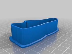 running shoe cookie cutter brim kitchen dining 3d print model - Mito3D