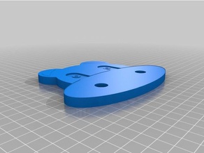 hippo Typenschild Dekor Kinder name-tag Namensschild-Etikett 3d print model - Mito3D