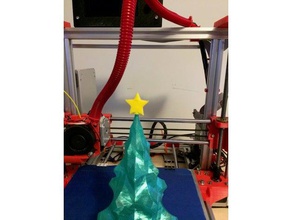 albero di stelle arredamento l'albero natale ornamento top 3d print model - Mito3D