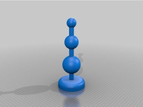 my customized vibrating balls -parameterized diy 3d print model - Mito3D