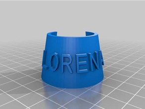 my customized customizer-enabled bottle name tag generator food drink 3d print model - Mito3D