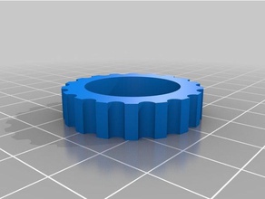 engrenagem único giratório eletrônica personalizado 3d print model - Mito3D
