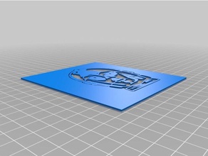 c3po pochoir art outils personnalisé 3d print model - Mito3D